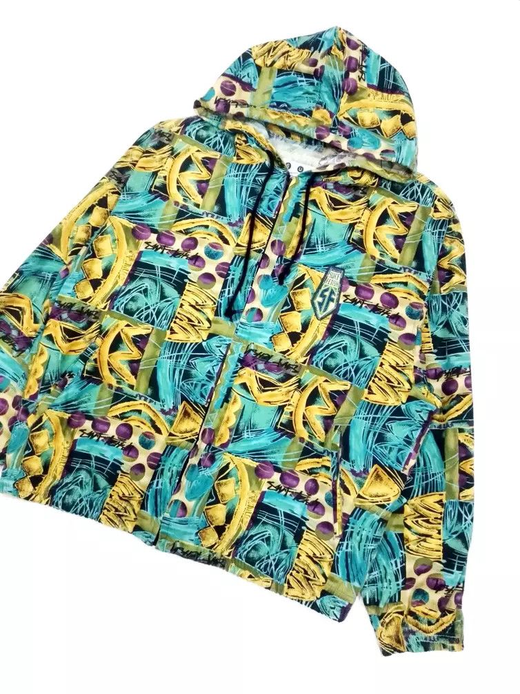 Japanese Brand RARE! VTG SURF FETISH RETRO 90s NEON NEW WAVE Size US M / EU 48-50 / 2 - 8 Thumbnail