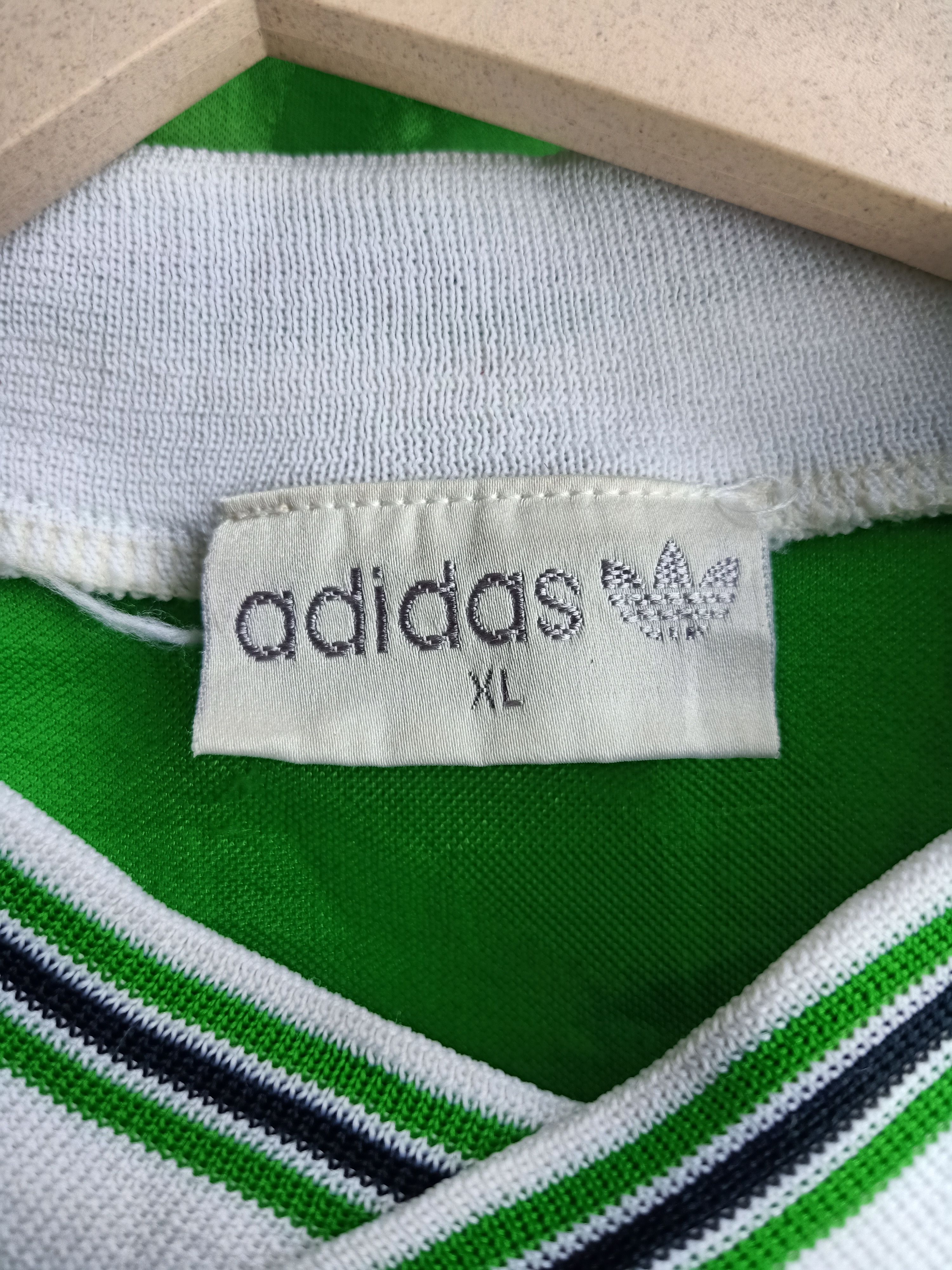 Adidas × Vintage Vintage Green Adidas Jersey Size US XL / EU 56 / 4 - 2 Thumbnail