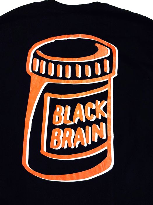 Hype RARE! BLACK BRAIN JAPANESE STREETWEAR BRAND BLACK/ORANGE