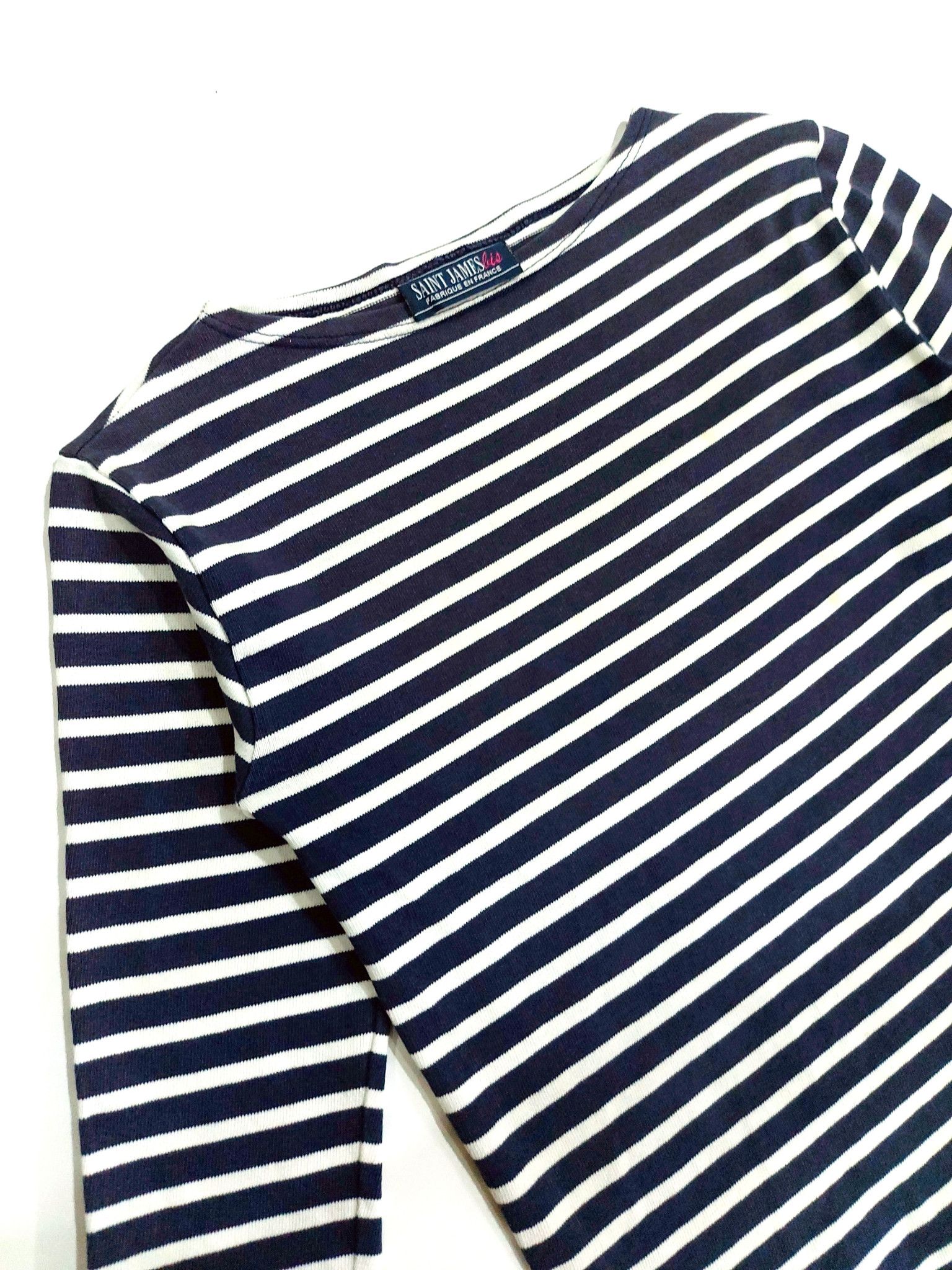 Designer × Saint James RARE! SAINT JAMES RETRO SAILOR STRIPED STYLE 3/4 SLEEVE TEE Size S / US 4 / IT 40 - 4 Thumbnail