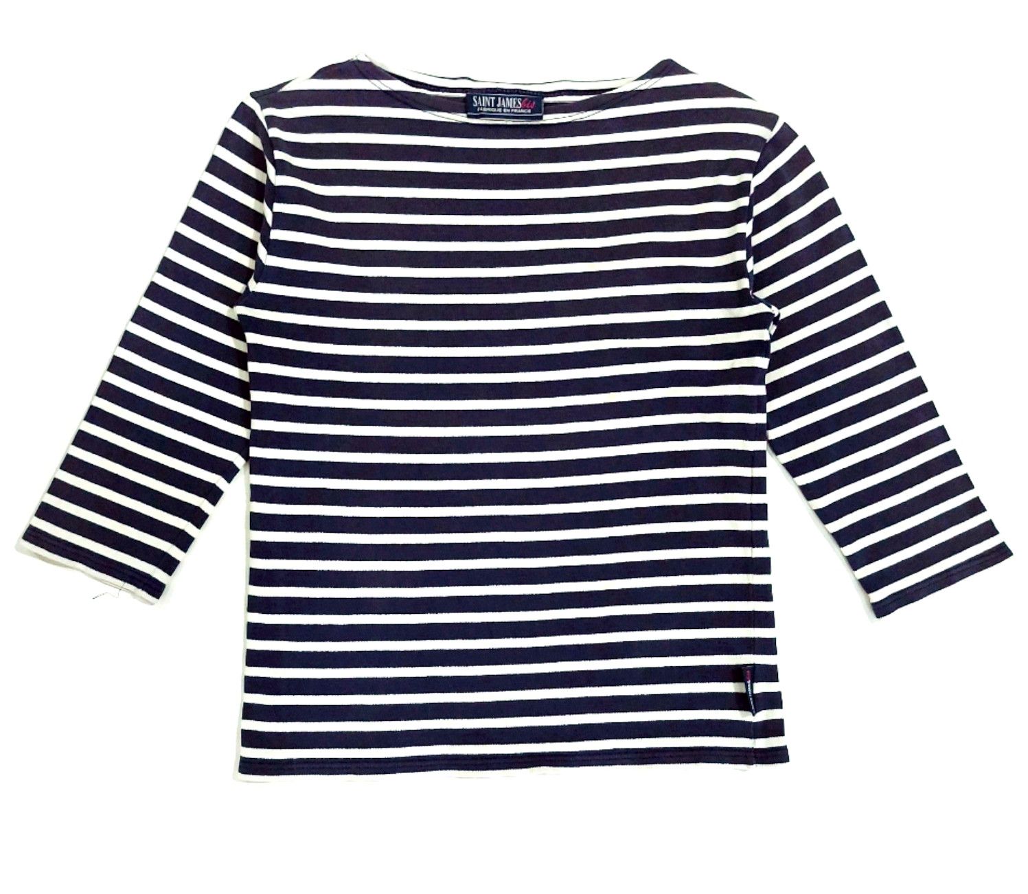 Designer × Saint James RARE! SAINT JAMES RETRO SAILOR STRIPED STYLE 3/4 SLEEVE TEE Size S / US 4 / IT 40 - 1 Thumbnail