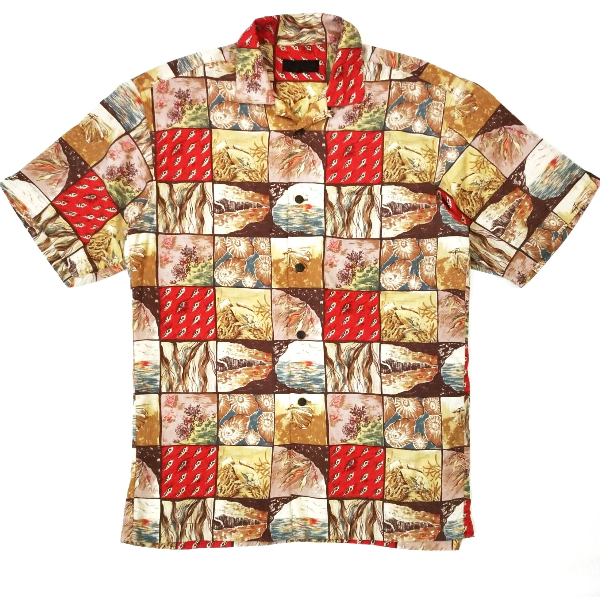Designer × Guy Laroche × Vintage VERY RARE! VTG 80'S CHRISTIAN AUJARD PARIS HAWAII SHIRT Size US M / EU 48-50 / 2 - 1 Thumbnail