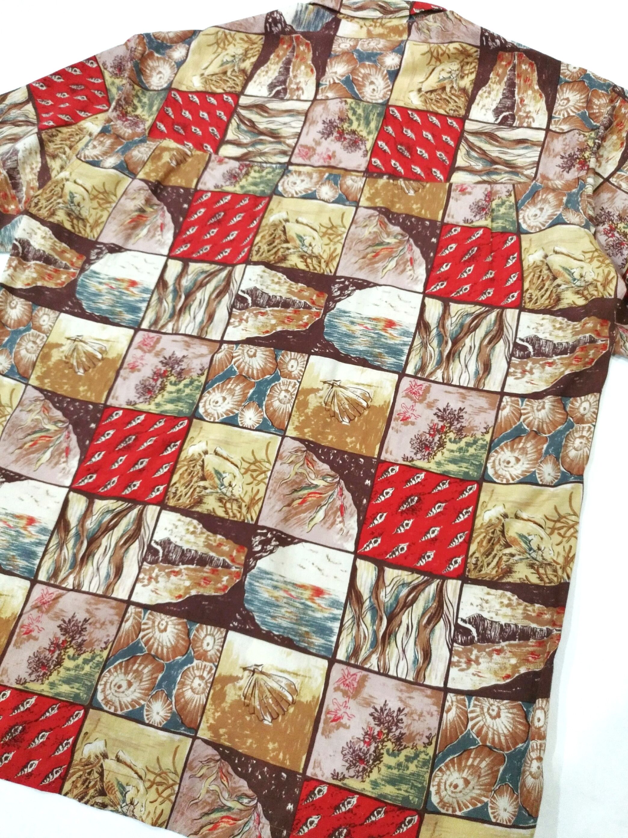 Designer × Guy Laroche × Vintage VERY RARE! VTG 80'S CHRISTIAN AUJARD PARIS HAWAII SHIRT Size US M / EU 48-50 / 2 - 8 Thumbnail