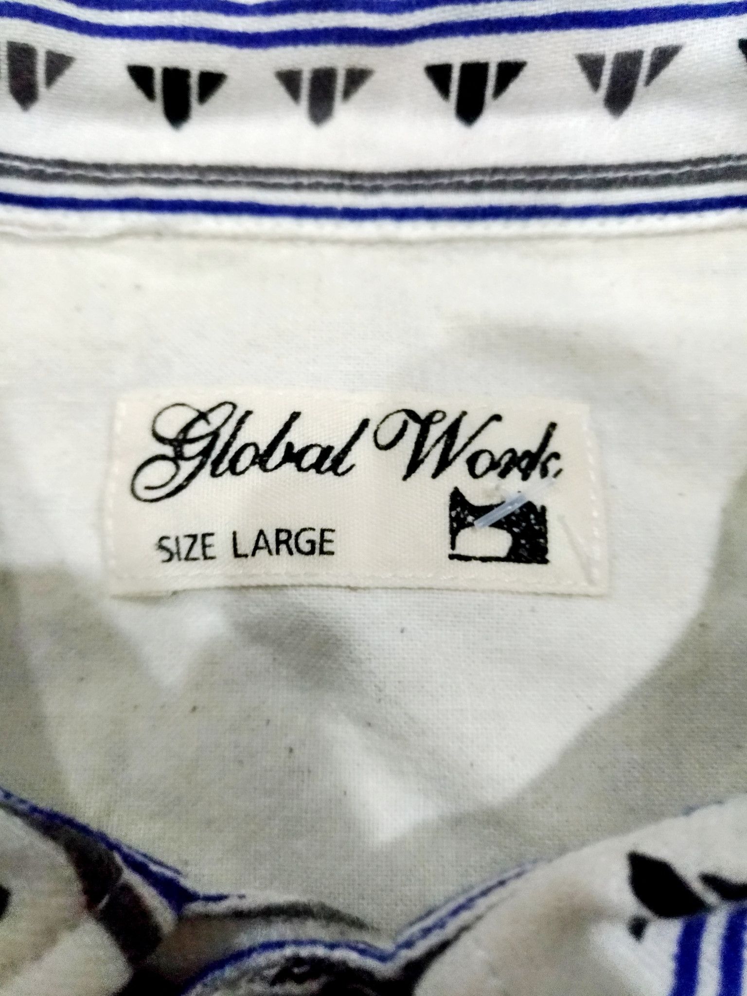 Designer × Global Work × Japanese Brand RARE! GLOBAL WORK NATIVE AZTEC TRIBAL NAVAJO SHIRT Size US M / EU 48-50 / 2 - 6 Thumbnail