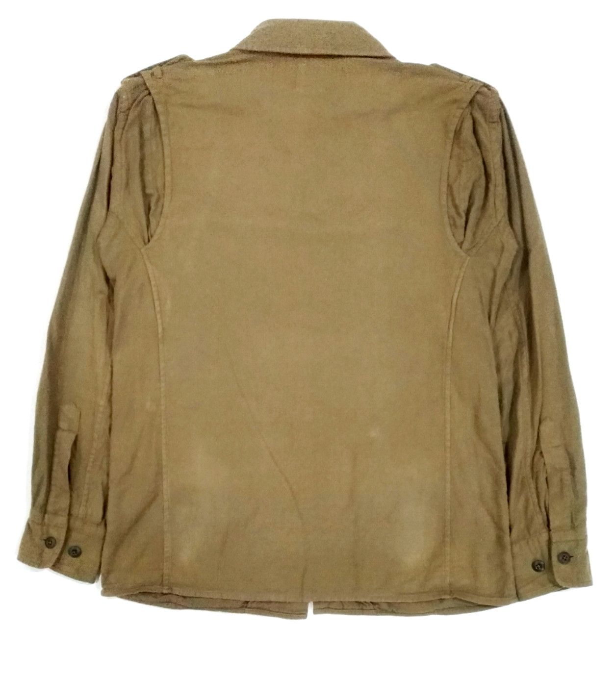 Beams Plus × Japanese Brand RARE! BEAMS MILITARY APULET STYLE L/SLEEVE SHIRT Size US M / EU 48-50 / 2 - 2 Thumbnail