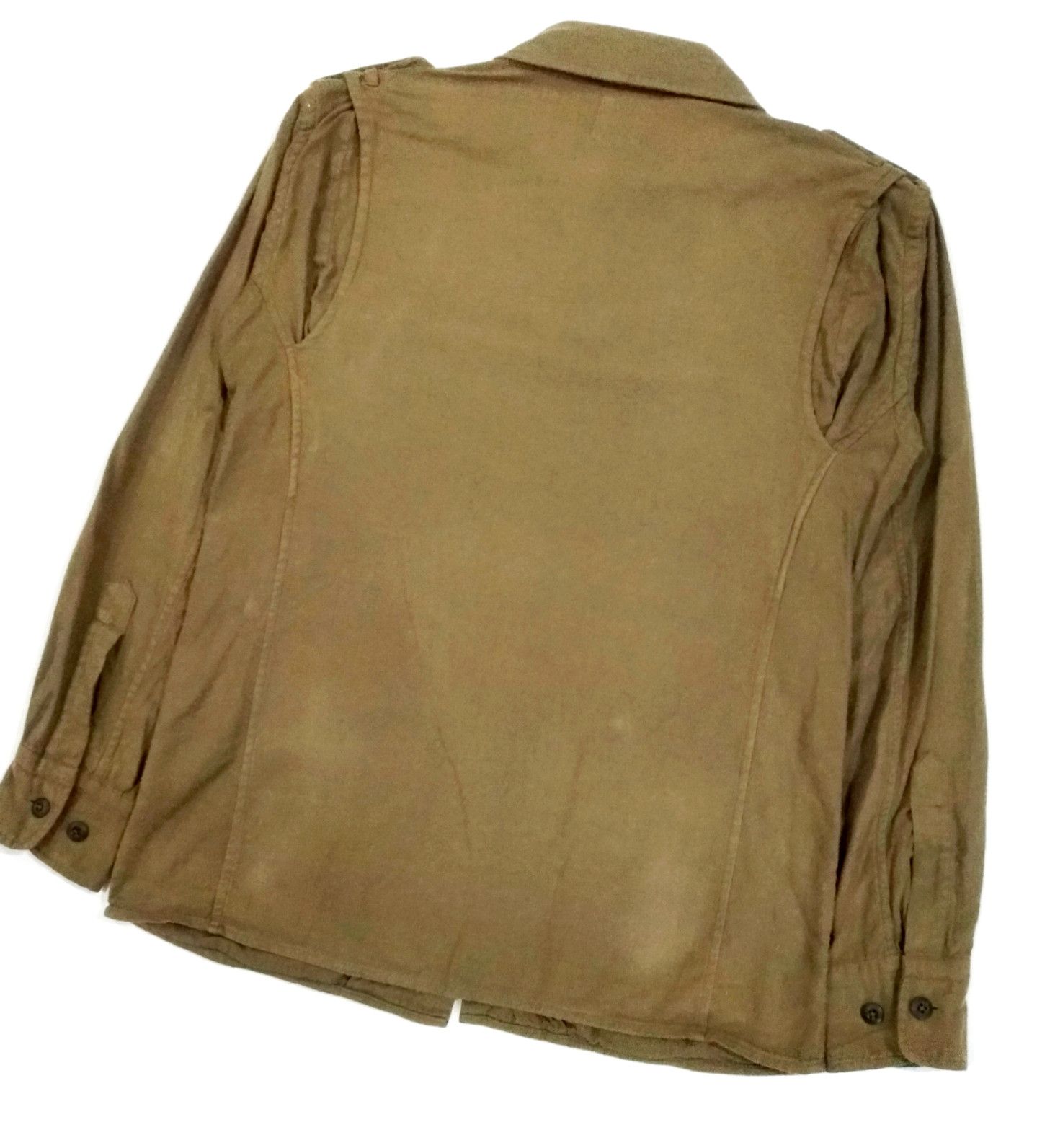 Beams Plus × Japanese Brand RARE! BEAMS MILITARY APULET STYLE L/SLEEVE SHIRT Size US M / EU 48-50 / 2 - 8 Thumbnail