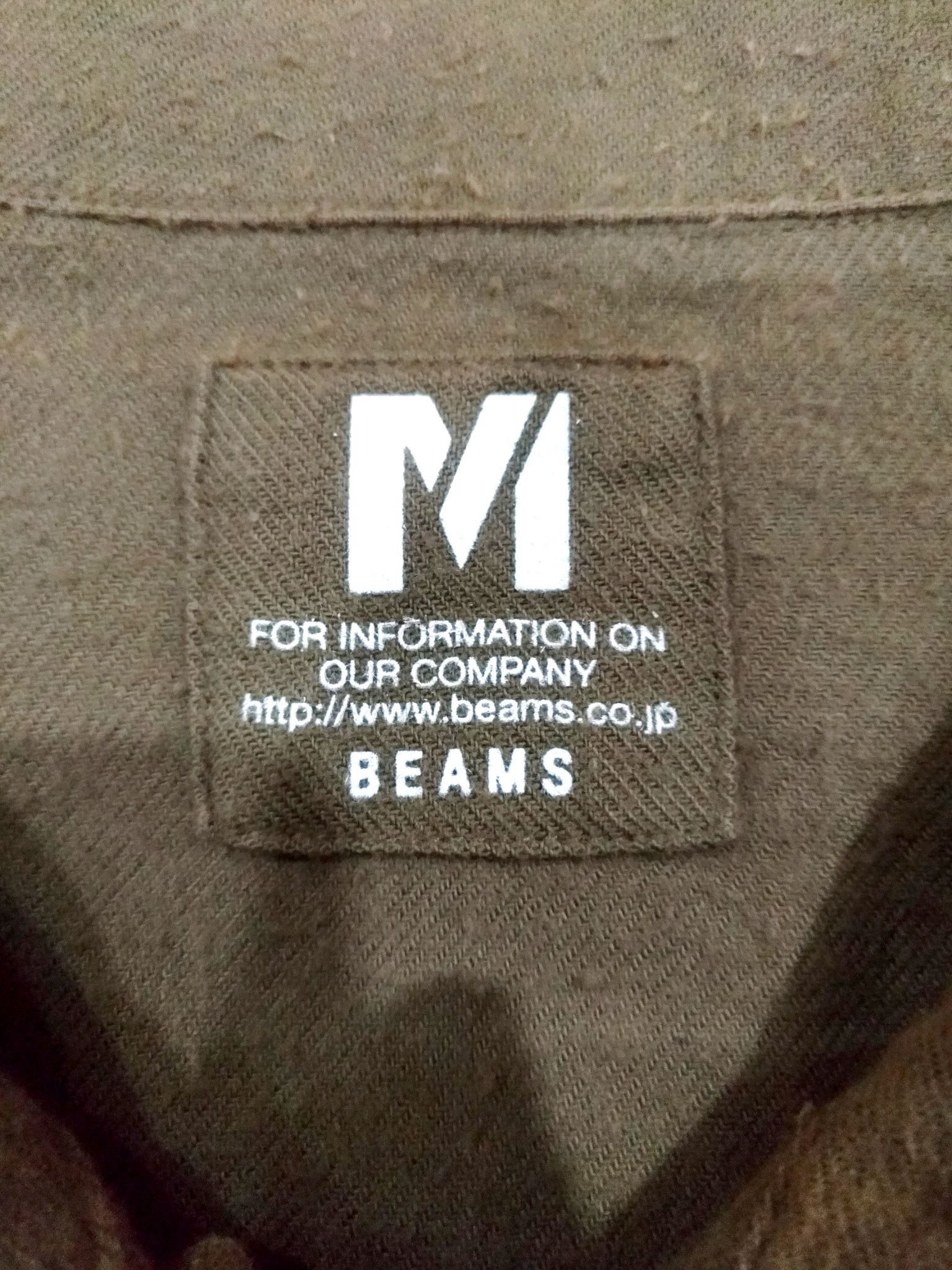 Beams Plus × Japanese Brand RARE! BEAMS MILITARY APULET STYLE L/SLEEVE SHIRT Size US M / EU 48-50 / 2 - 6 Thumbnail