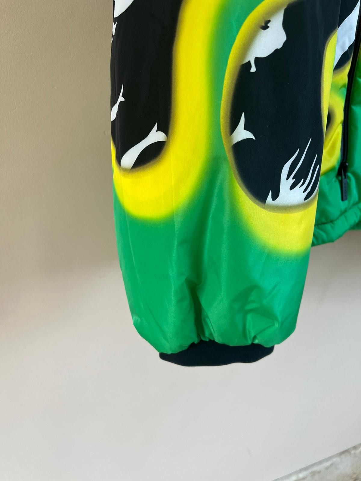 Prada Flames Fish Padded Jacket in Multicolor Size US M / EU 48-50 / 2 - 5 Thumbnail