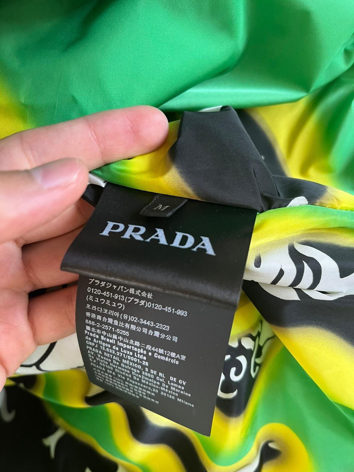 Prada Flames Fish Padded Jacket in Multicolor Size US M / EU 48-50 / 2 - 13 Thumbnail