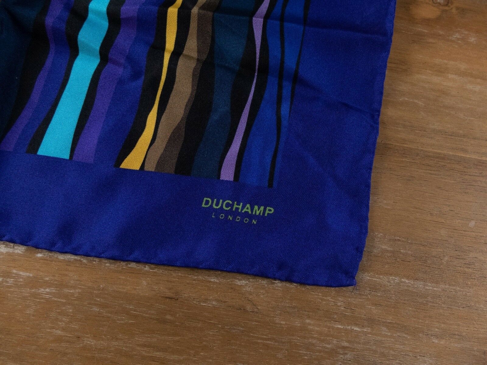 Duchamp DUCHAMP London purple silk pocket square authentic q Size ONE SIZE - 2 Thumbnail