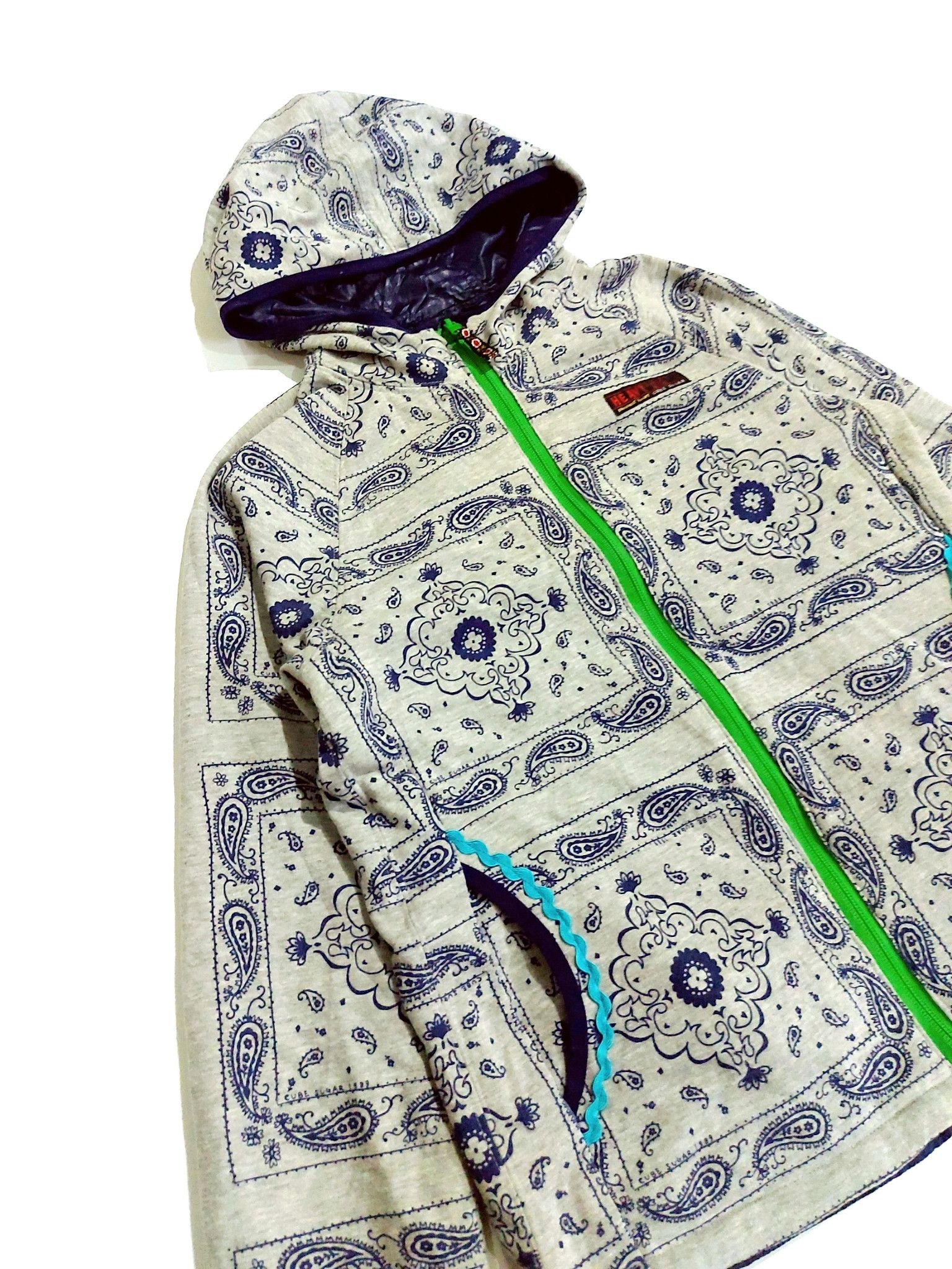 Designer × Japanese Brand RARE! CUBE SUGAR JAPANESE BRAND REVERSIBLE BANDANA JACKET Size US S / EU 44-46 / 1 - 5 Thumbnail
