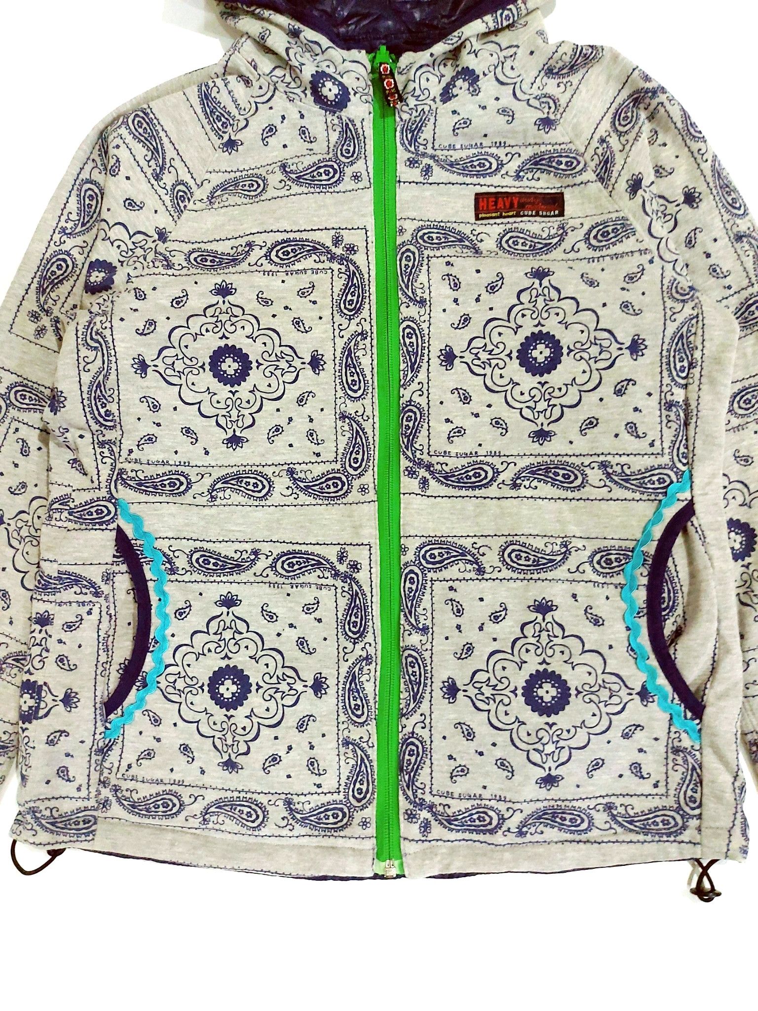 Designer × Japanese Brand RARE! CUBE SUGAR JAPANESE BRAND REVERSIBLE BANDANA JACKET Size US S / EU 44-46 / 1 - 9 Thumbnail