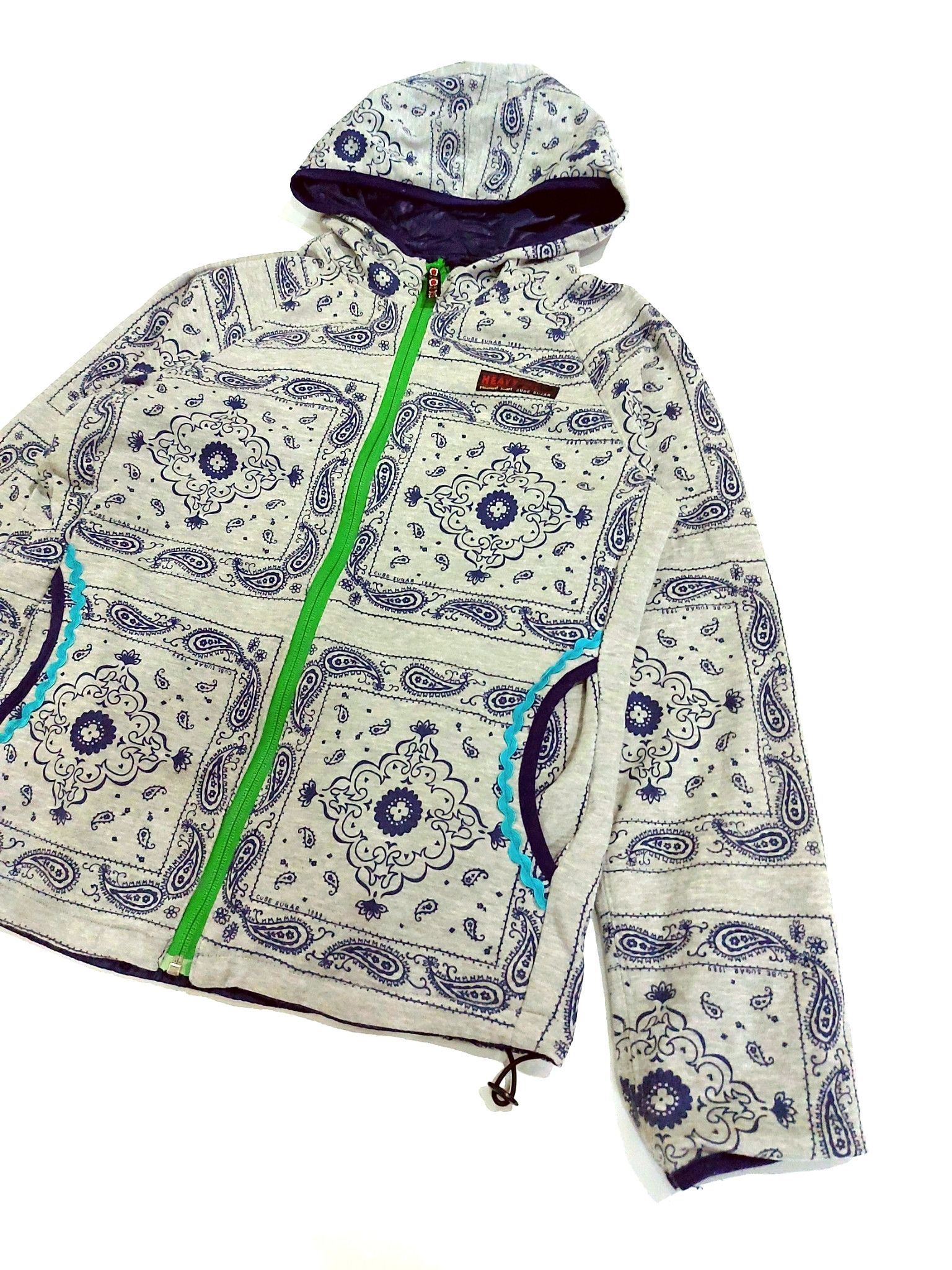 Designer × Japanese Brand RARE! CUBE SUGAR JAPANESE BRAND REVERSIBLE BANDANA JACKET Size US S / EU 44-46 / 1 - 6 Thumbnail