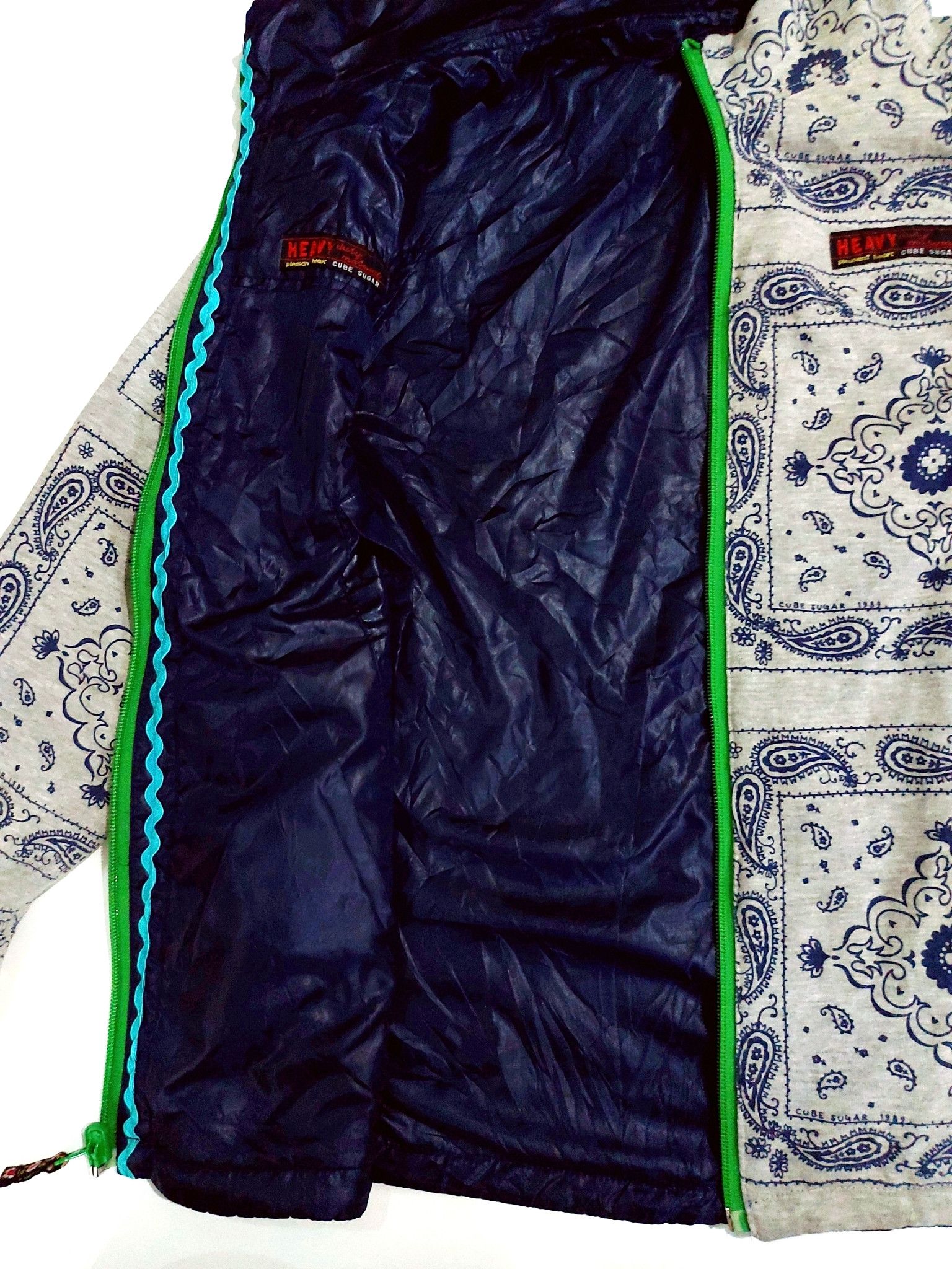 Designer × Japanese Brand RARE! CUBE SUGAR JAPANESE BRAND REVERSIBLE BANDANA JACKET Size US S / EU 44-46 / 1 - 4 Thumbnail