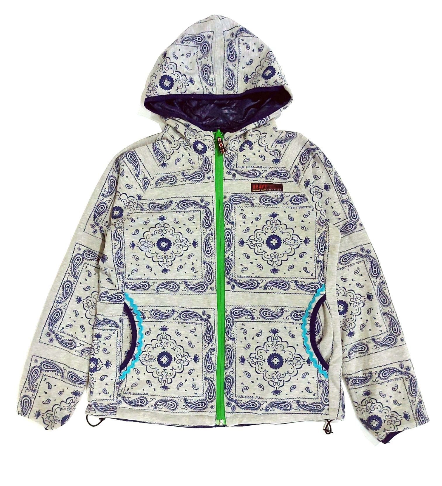 Designer × Japanese Brand RARE! CUBE SUGAR JAPANESE BRAND REVERSIBLE BANDANA JACKET Size US S / EU 44-46 / 1 - 1 Thumbnail