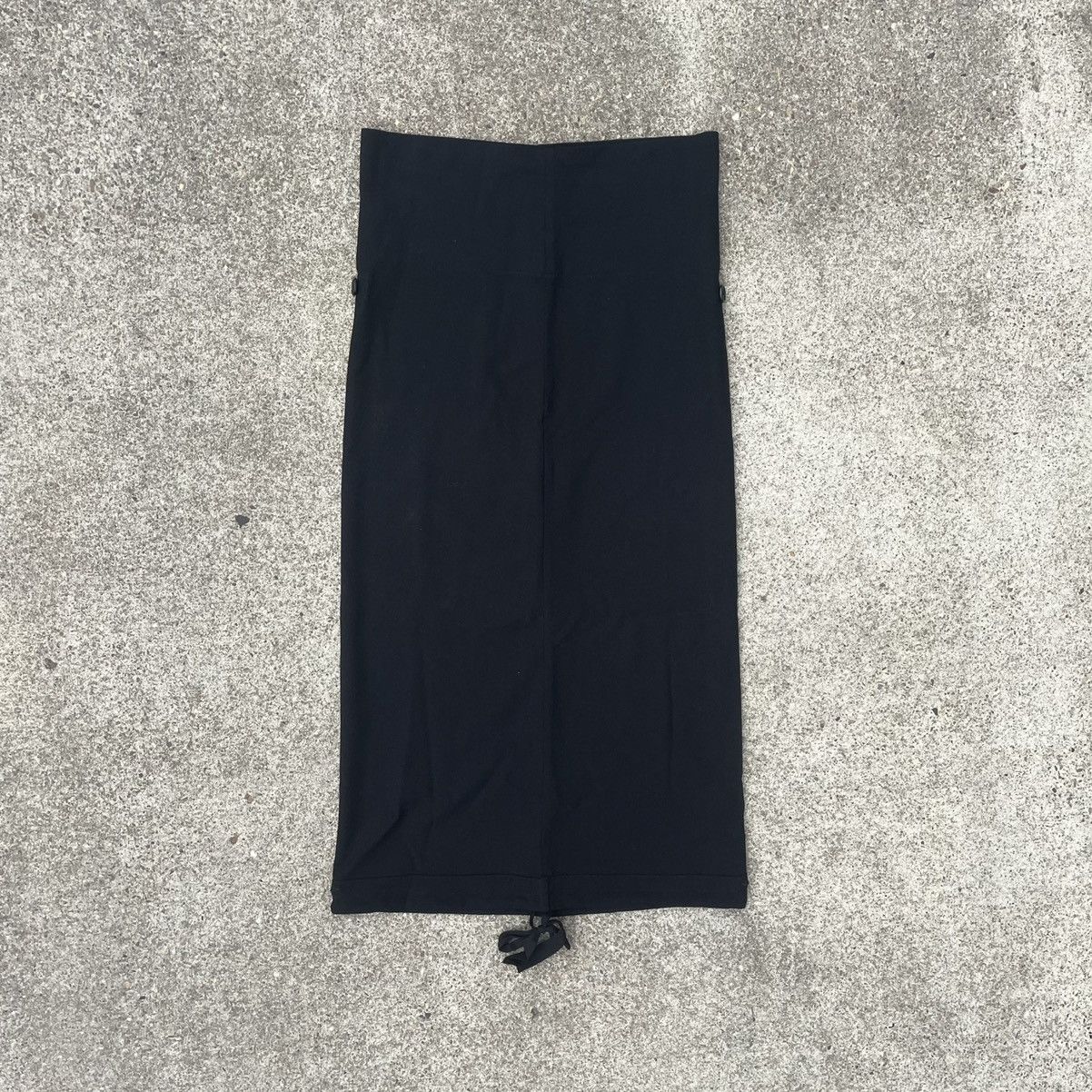 image of Ann Demeulemeester Wool Tight Skirt in Black, Women's (Size 26)