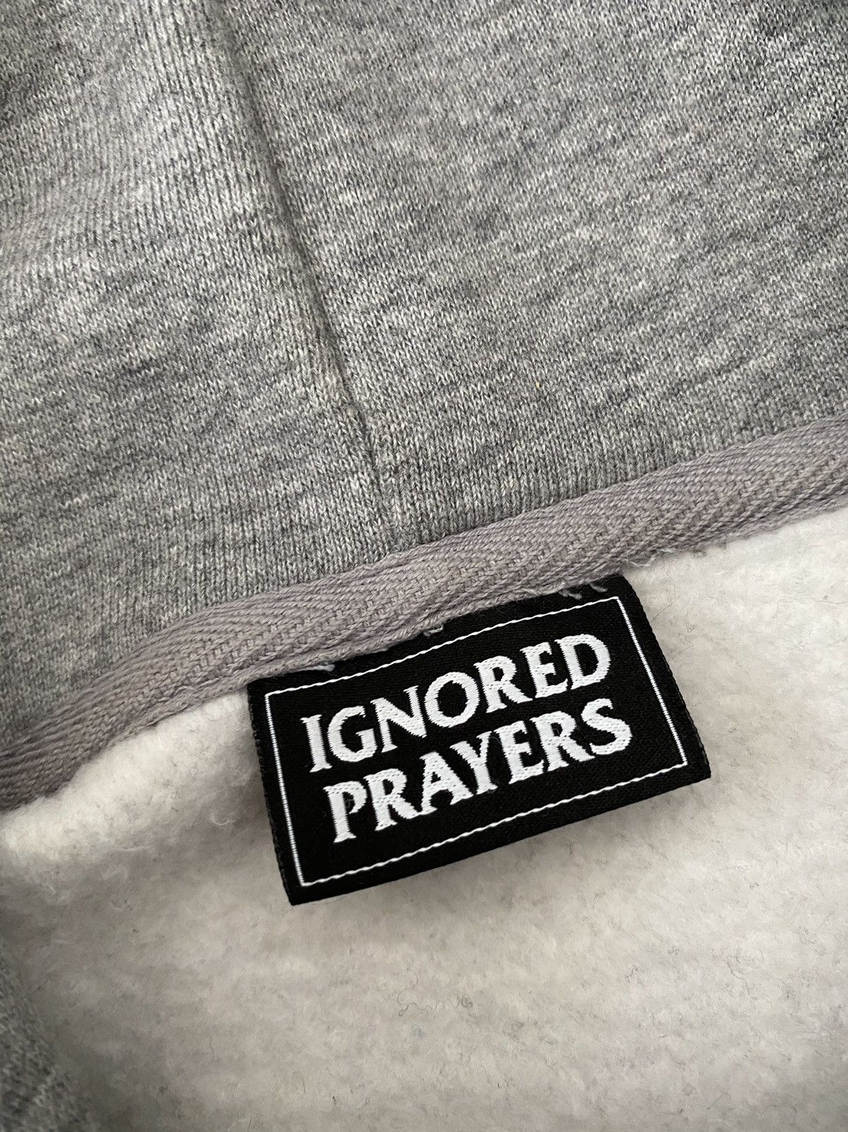 Ignored Prayers Ignored Prayers Praying Hands Logo Hoodie Grey Medium Size US M / EU 48-50 / 2 - 4 Thumbnail
