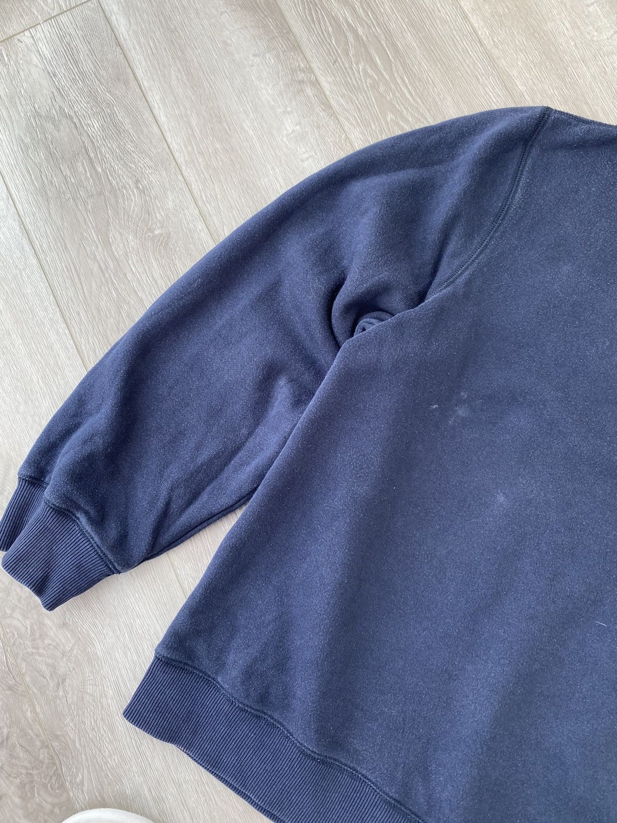 Nike × Vintage Vtg Vintage Nike Sweatshirt 90s Blue Sz Large Crewneck Boxy Size US XL / EU 56 / 4 - 2 Thumbnail
