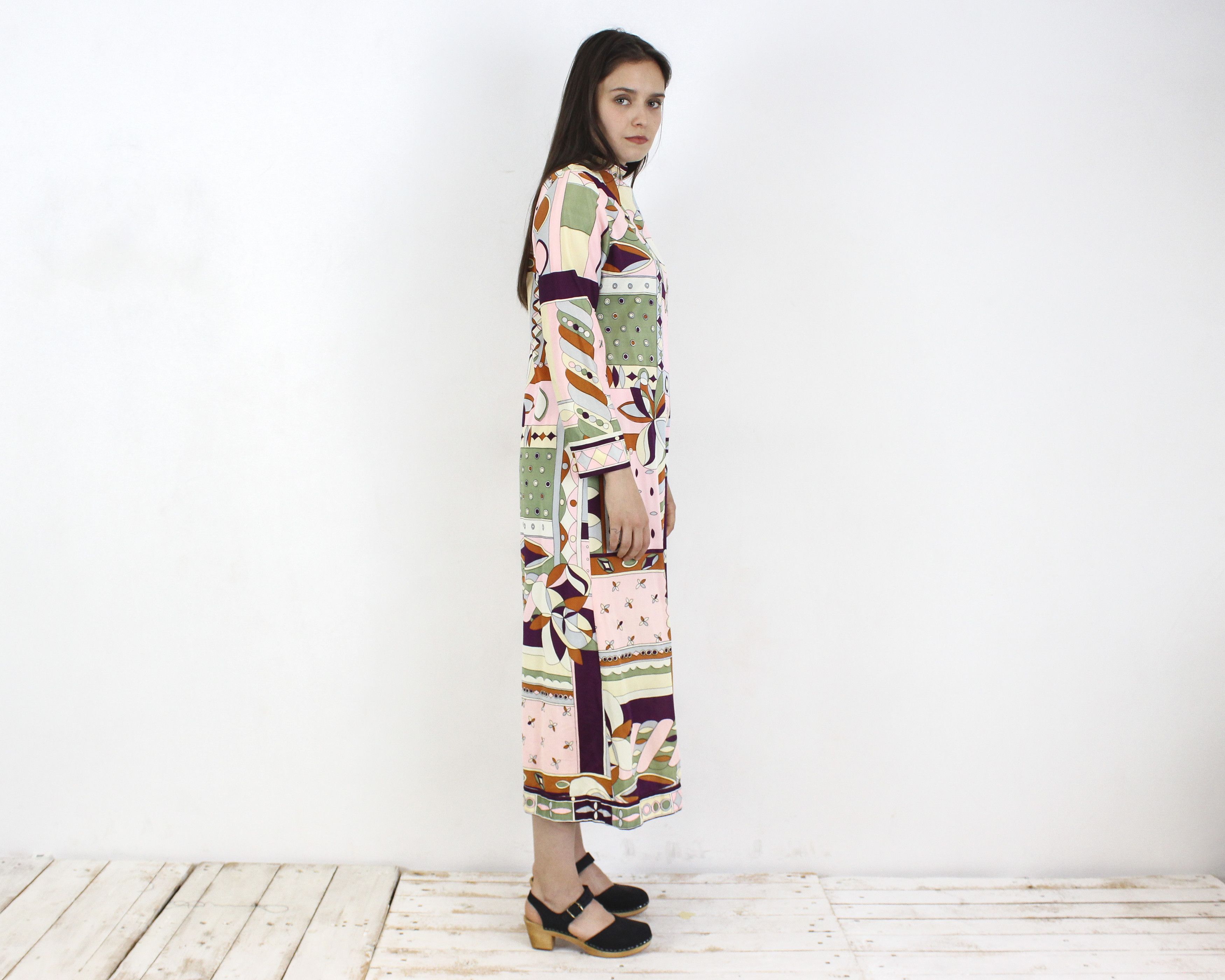 Designer × Vintage DORIAN 1960's M Jumpsuit, Hollywood Mod Glamour Playsuit Size 28" / US 6 / IT 42 - 4 Thumbnail