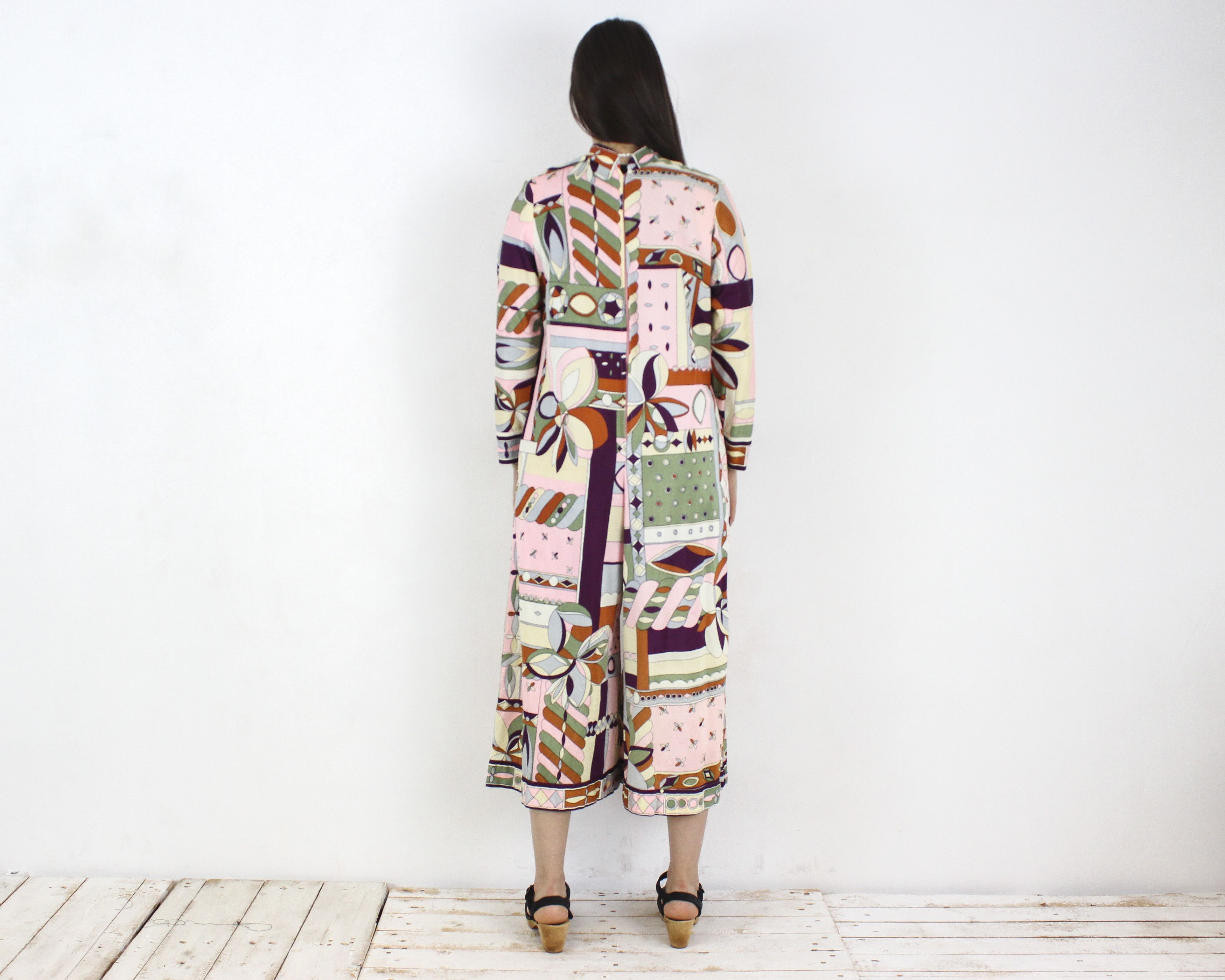 Designer × Vintage DORIAN 1960's M Jumpsuit, Hollywood Mod Glamour Playsuit Size 28" / US 6 / IT 42 - 5 Thumbnail