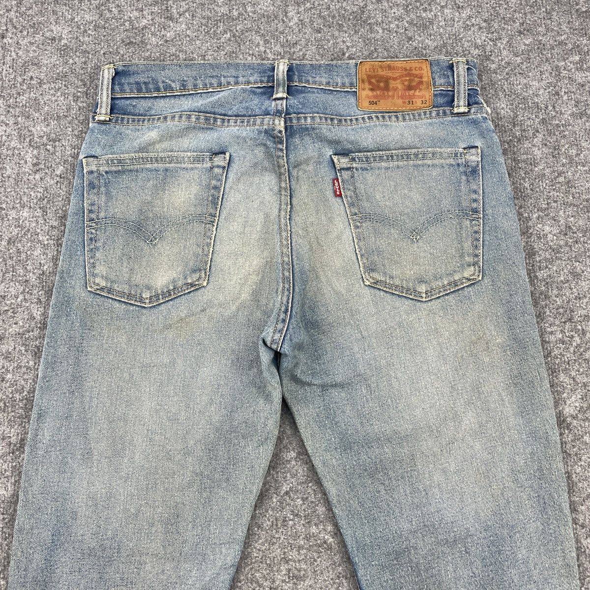 Levi's × Vintage Vintage Distressed Levi's 504 Faded Blue Jeans wc-227 Size US 32 / EU 48 - 10 Thumbnail