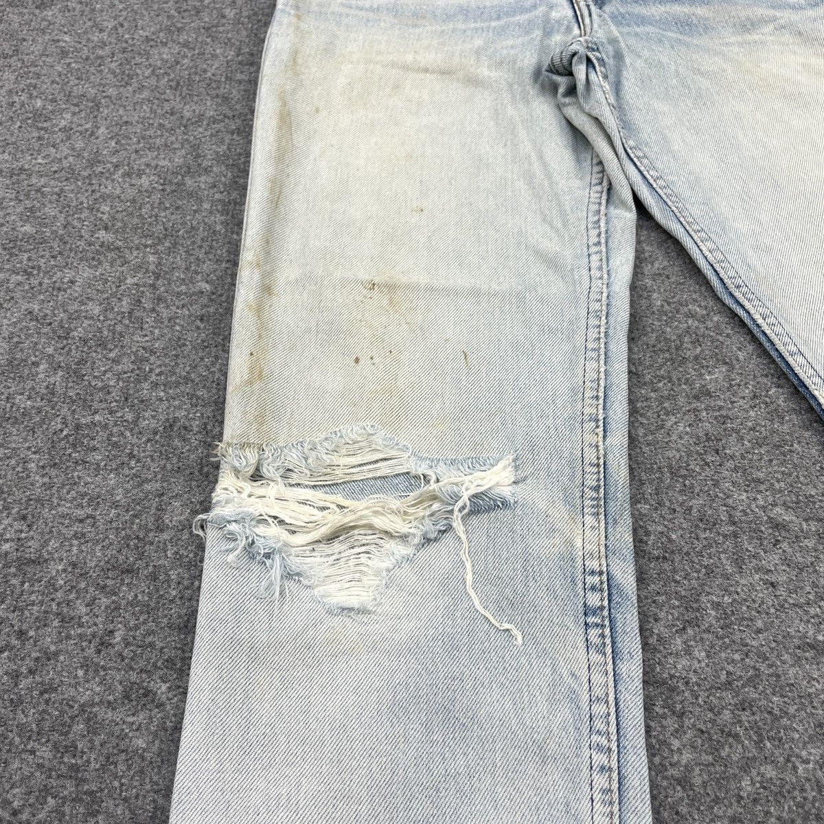 Levi's × Vintage Vintage Distressed Levi's 217 Light Blue Washw wc-228 Size 25" / US 0 / IT 36 - 7 Thumbnail