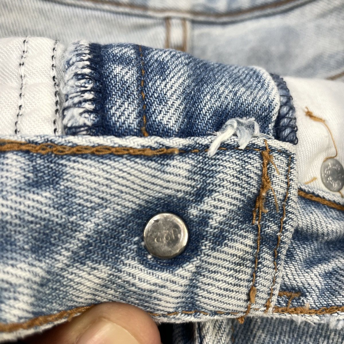 Levi's × Vintage Vintage Distressed Levi's 217 Light Blue Washw wc-228 Size 25" / US 0 / IT 36 - 11 Thumbnail