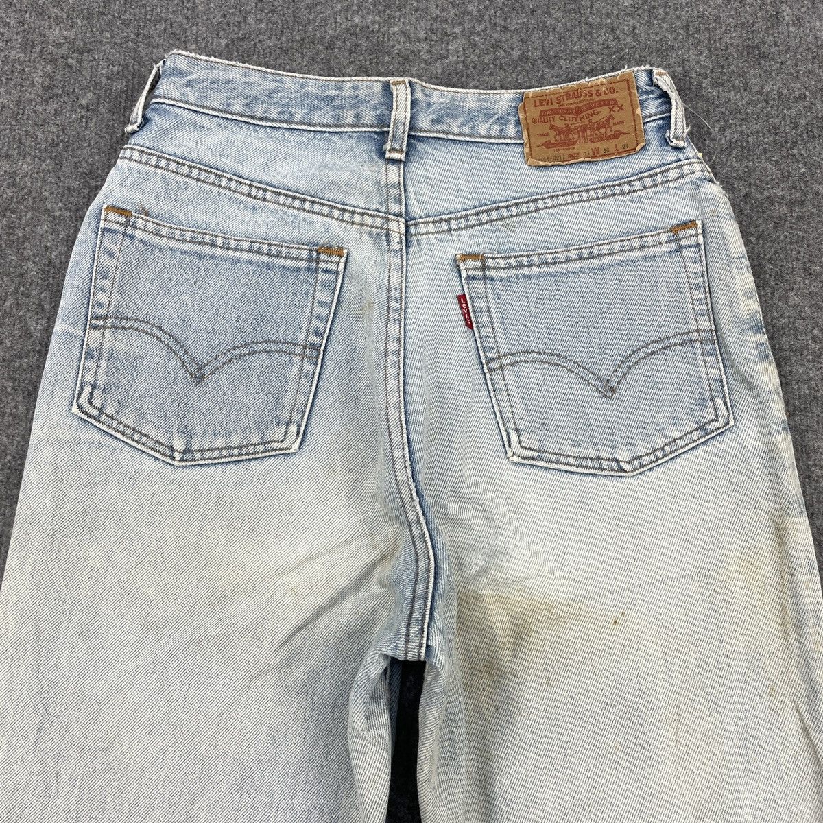 Levi's × Vintage Vintage Distressed Levi's 217 Light Blue Washw wc-228 Size 25" / US 0 / IT 36 - 4 Thumbnail