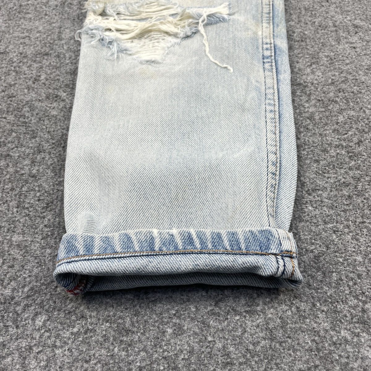 Levi's × Vintage Vintage Distressed Levi's 217 Light Blue Washw wc-228 Size 25" / US 0 / IT 36 - 6 Thumbnail