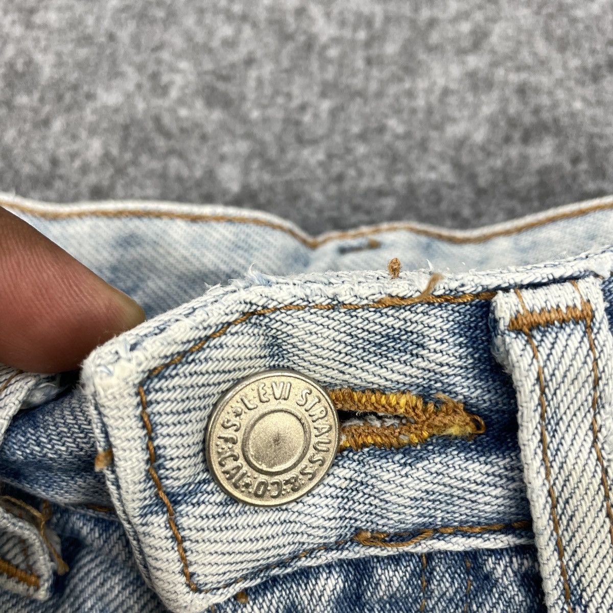 Levi's × Vintage Vintage Distressed Levi's 217 Light Blue Washw wc-228 Size 25" / US 0 / IT 36 - 10 Thumbnail