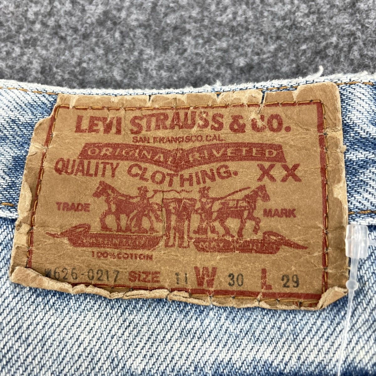 Levi's × Vintage Vintage Distressed Levi's 217 Light Blue Washw wc-228 Size 25" / US 0 / IT 36 - 13 Thumbnail