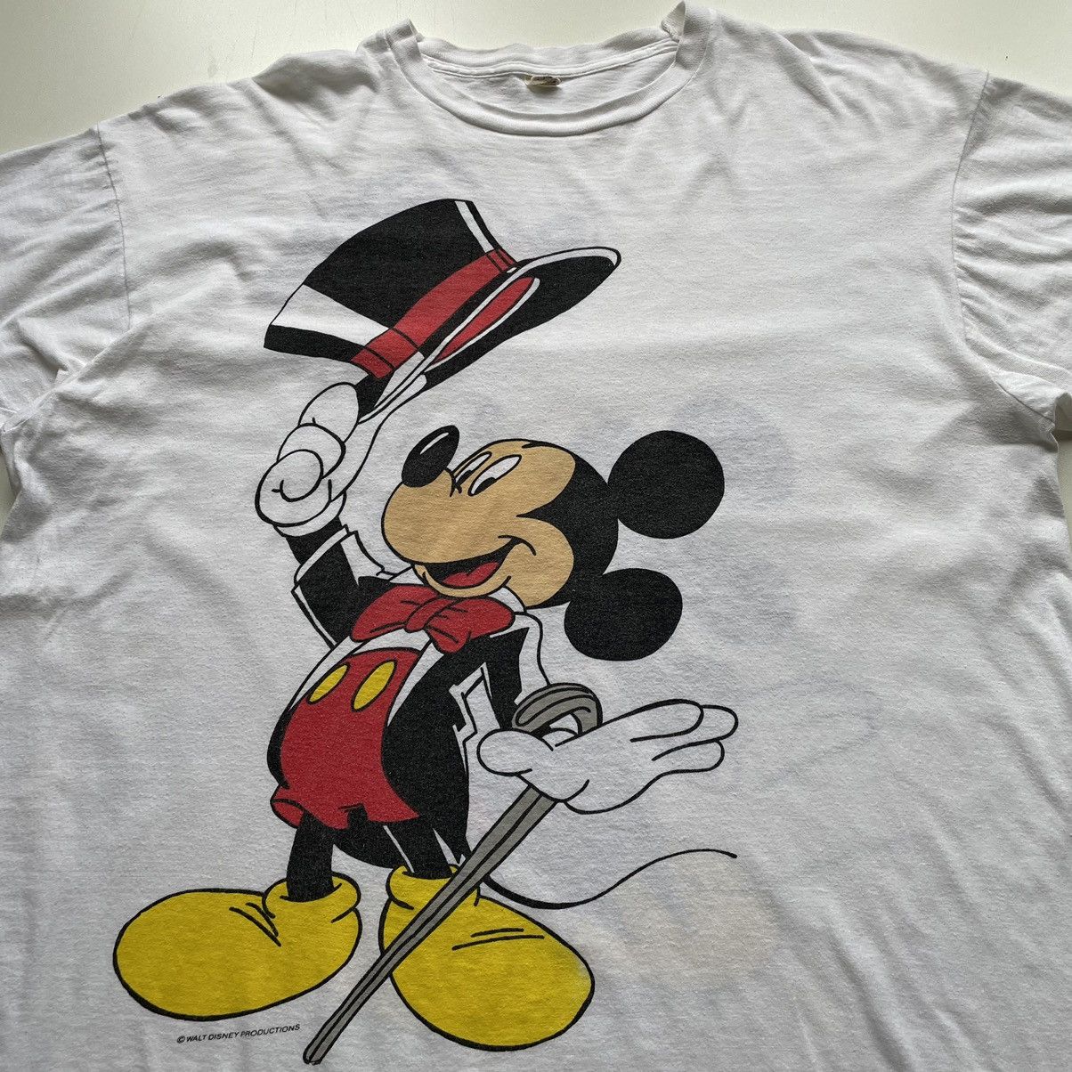 Disney × Mickey Mouse × Vintage Vintage 90s Mickey Mouse Magician Disney Graphic T Shirt XL Size US XL / EU 56 / 4 - 2 Thumbnail