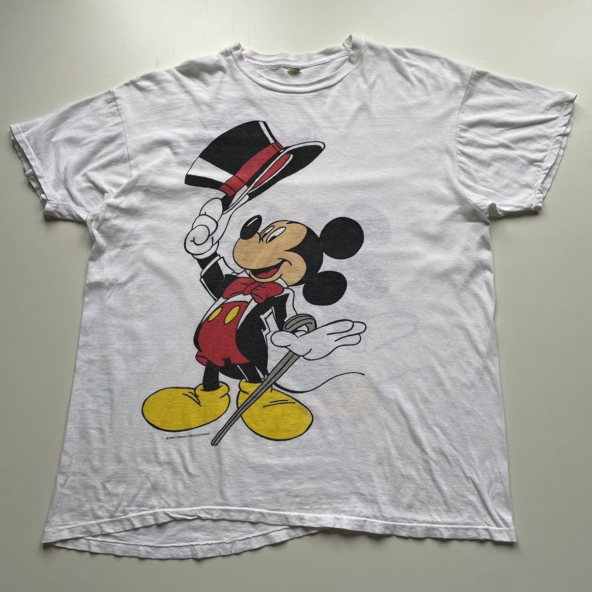 Disney × Mickey Mouse × Vintage Vintage 90s Mickey Mouse Magician Disney Graphic T Shirt XL Size US XL / EU 56 / 4 - 1 Thumbnail