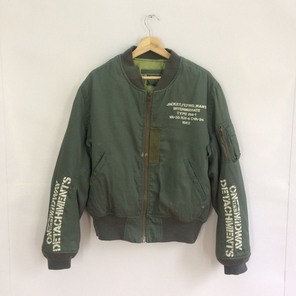 Japanese Brand Offer💥Kearney House military death bomber jacket Size US L / EU 52-54 / 3 - 2 Thumbnail