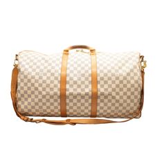 Louis Vuitton Damier Ebene Keepall 50 Duffle Bag 6lz425s