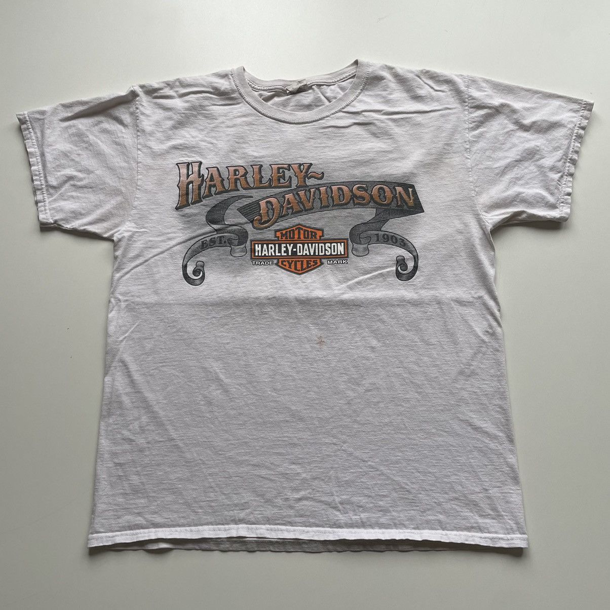 Harley Davidson × Vintage Vintage 2000s Harley Davidson Graphic Biker T Shirt Large Size US L / EU 52-54 / 3 - 1 Thumbnail