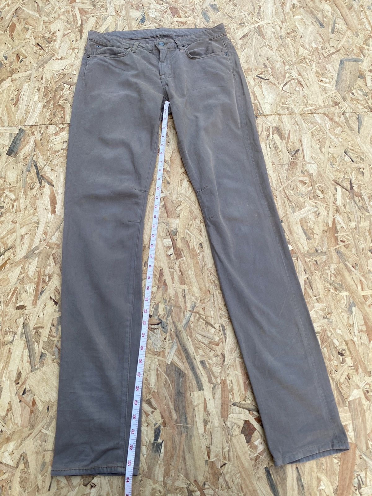 Helmut Lang Helmut Lang Khaki trouser pants Size US 32 / EU 48 - 4 Thumbnail