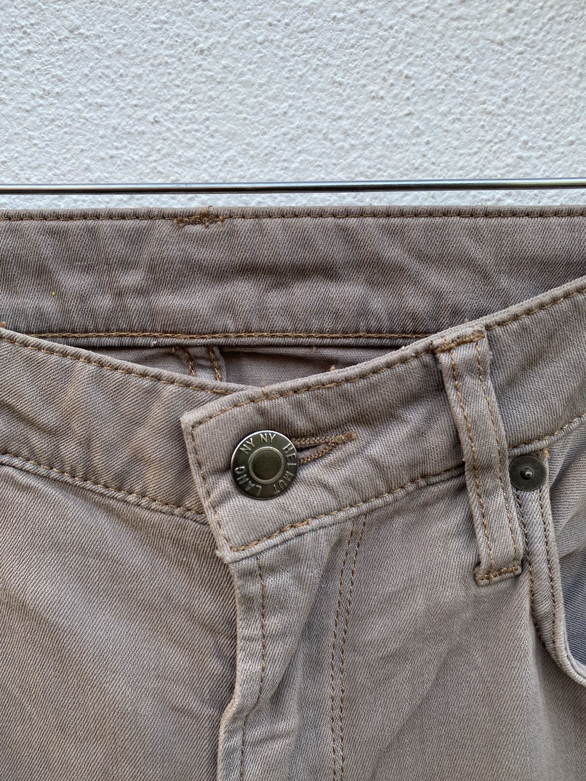 Helmut Lang Helmut Lang Khaki trouser pants Size US 32 / EU 48 - 5 Thumbnail