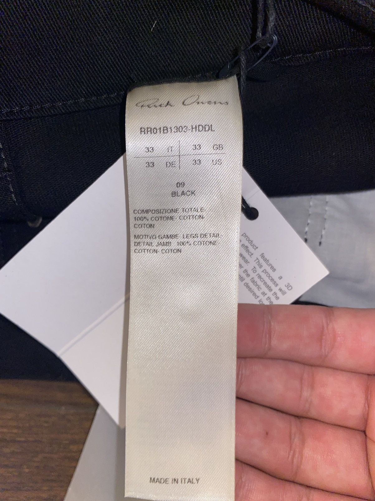 Rick Owens Rick owens black bolan banana pants Size US 33 - 4 Thumbnail