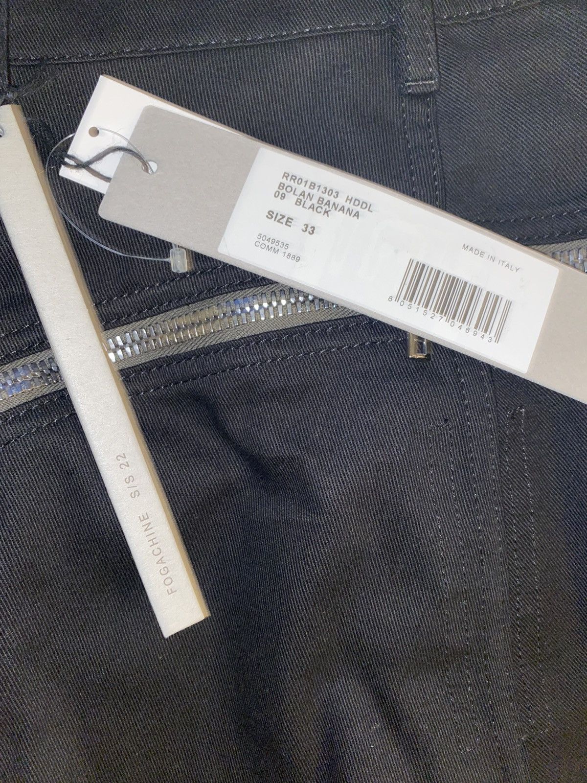 Rick Owens Rick owens black bolan banana pants Size US 33 - 3 Thumbnail