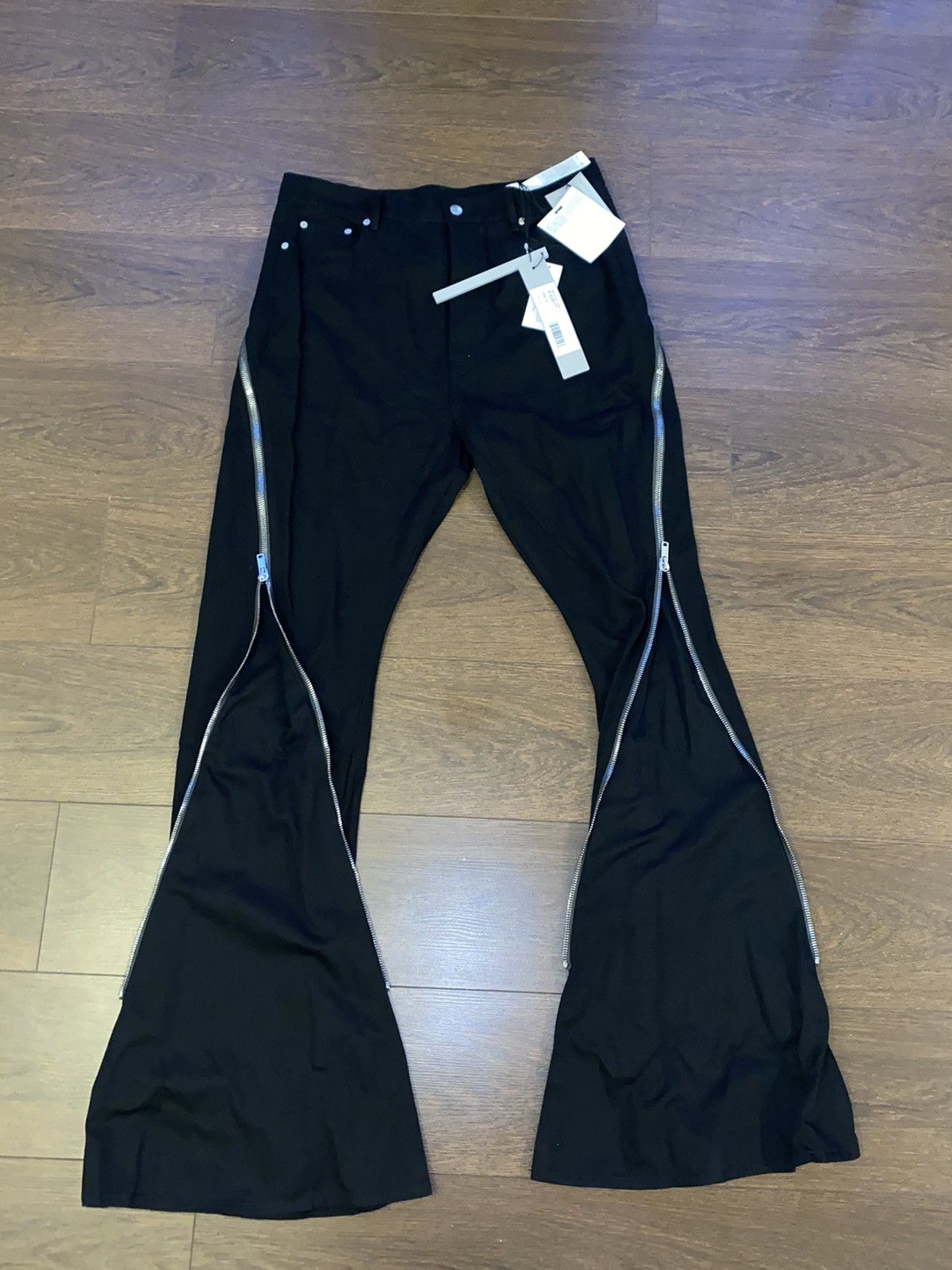 Rick Owens Rick owens black bolan banana pants Size US 33 - 1 Thumbnail