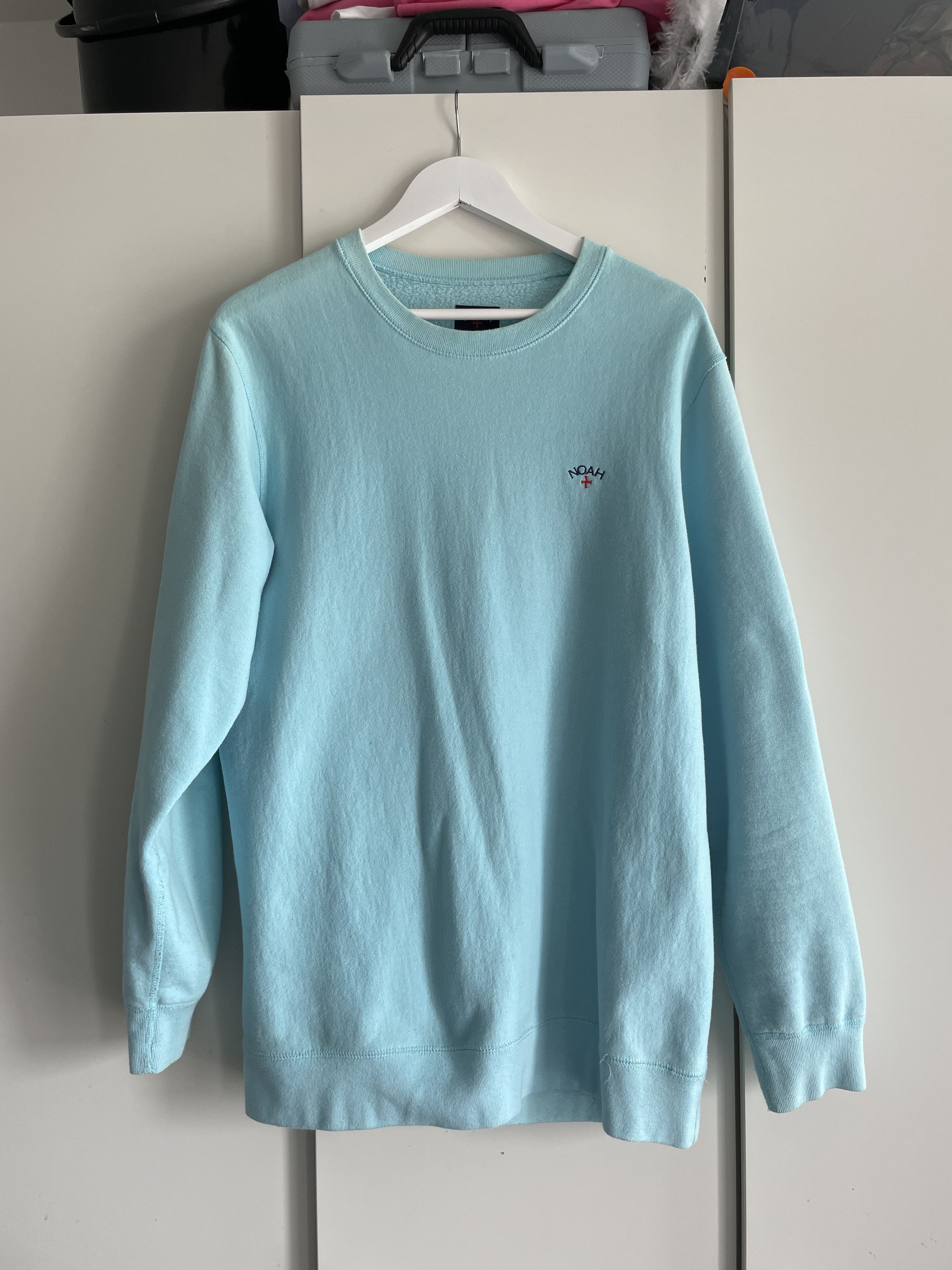 Noah NOAH Baby Blue Sweatshirt Size US L / EU 52-54 / 3 - 1 Thumbnail