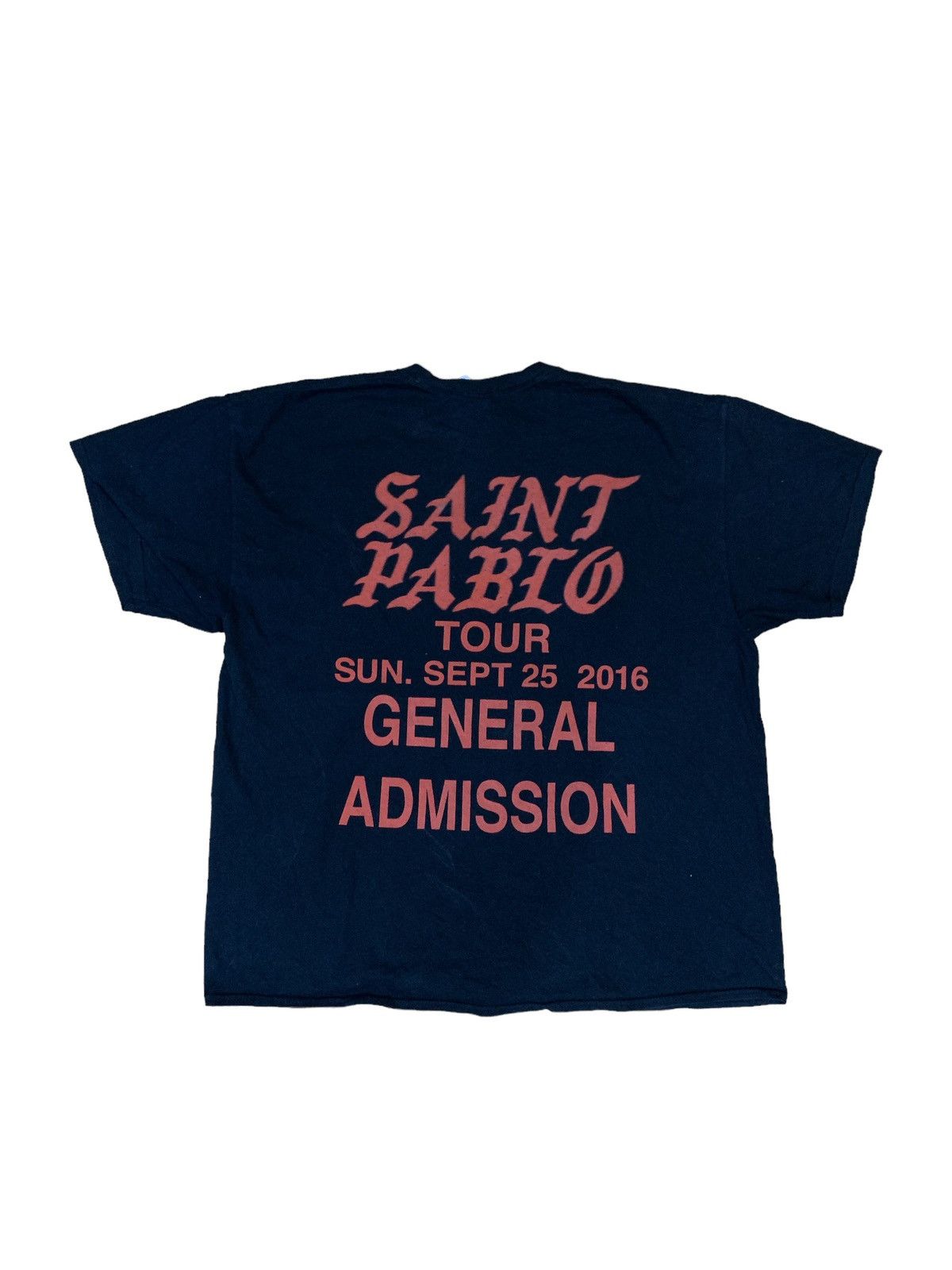 Kanye West SAINT PABLO GENERAL ADMISSION WORLD TOUR 2016 SHIRT Size US XXL / EU 58 / 5 - 1 Thumbnail