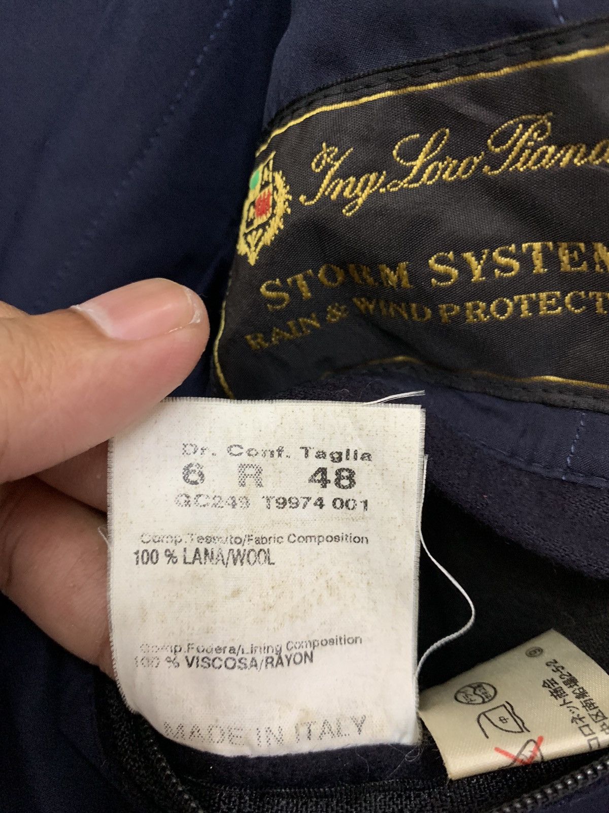 Givenchy 🔥GIVENCHY X LORO PIANA WOOL STORM JACKETS Size US L / EU 52-54 / 3 - 10 Thumbnail