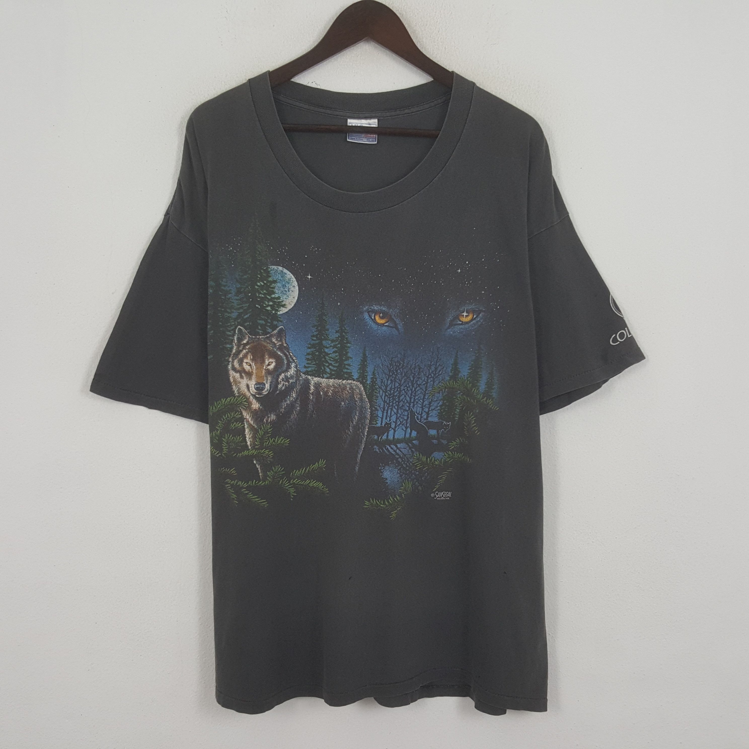 Vintage Sansegal Animal Design Art Tshirt