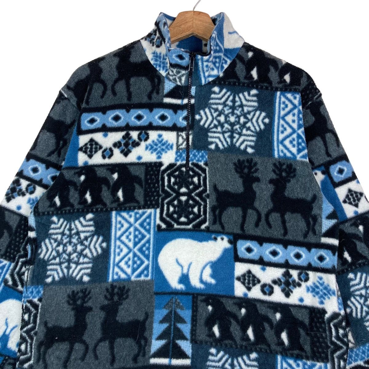 Vintage Vintage Andy and Karen Navajo Style Quarter Zip Pullover Size US M / EU 48-50 / 2 - 2 Thumbnail