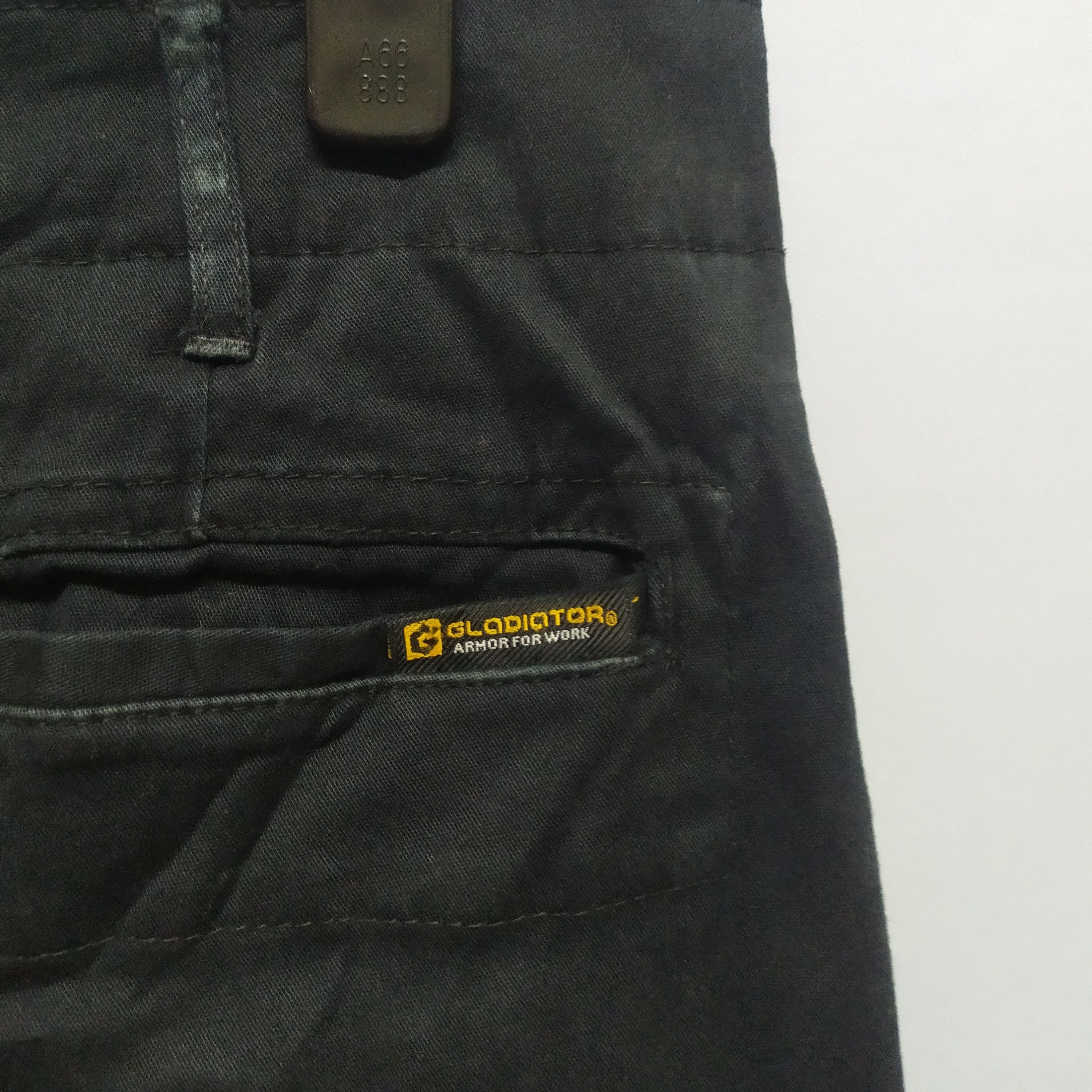 Japanese Brand GLADIATOR FADED BLACK CARGO PANTS SKINNY STYLE Size US 31 - 10 Thumbnail