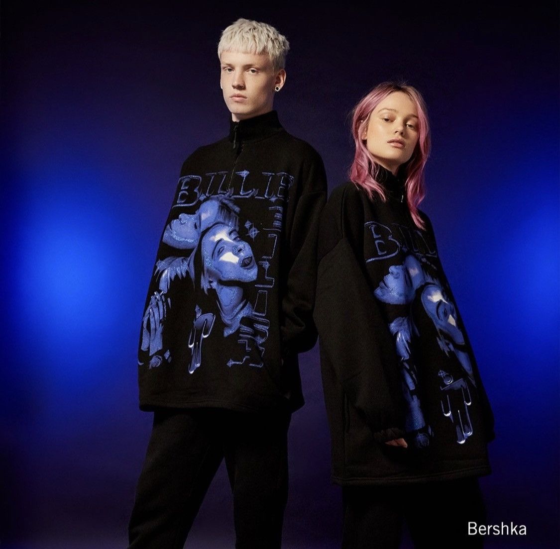 Bershka × Billie Eilish Billie Eilish x Bershka Sweatshirt Size US S / EU 44-46 / 1 - 2 Thumbnail