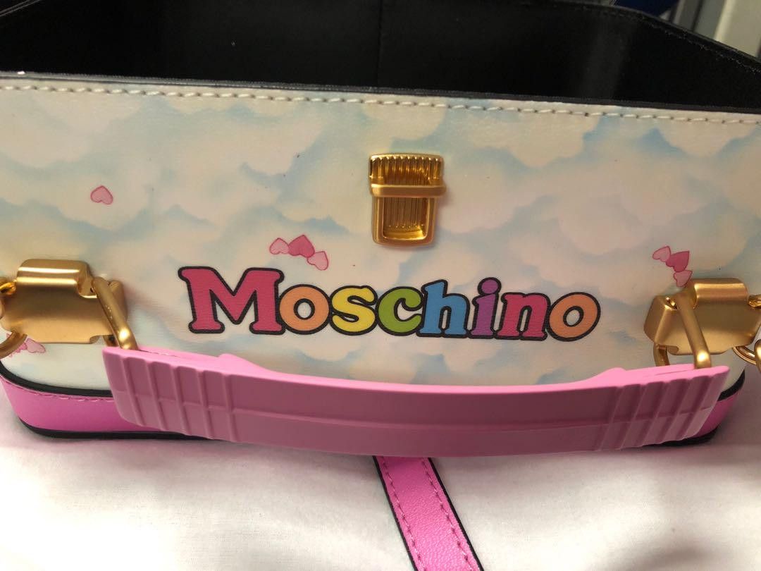 Moschino Moschino x Pony printed leather shoulder bag Size ONE SIZE - 5 Thumbnail