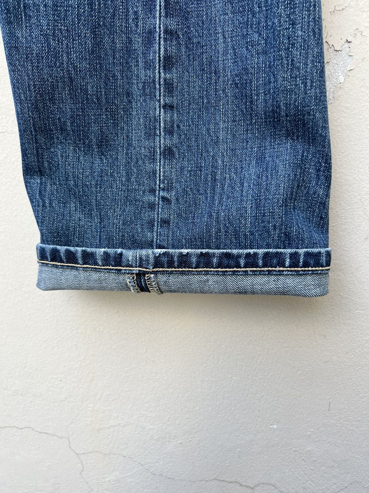 Japanese Brand × Levi's × Vintage Vintage 2002 Levi’s Engineered Fade Denim Bootcut Jeans Size US 31 - 13 Thumbnail